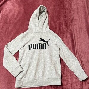 Kids Puma Gray Hoodie